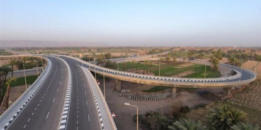 "النقل" تنشر تصويرا جويا لمحور جرجا على النيل بسوهاج - نبأ العرب