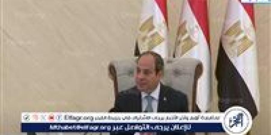 السيسي: "الدنيا كلها عارفة أن مصر عنصر الاستقرار في المنطقة" - نبأ العرب