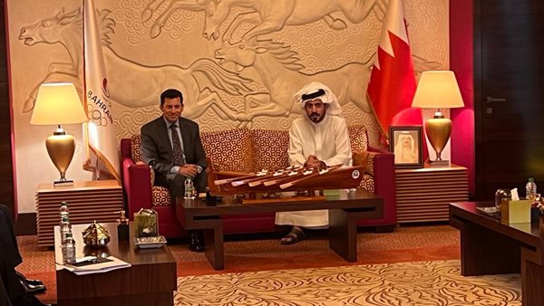 عاجلً..أشرف صبحي يلتقي النائب الأول لرئيس المجلس الأعلى للشباب والرياضة بمملكة البحرين