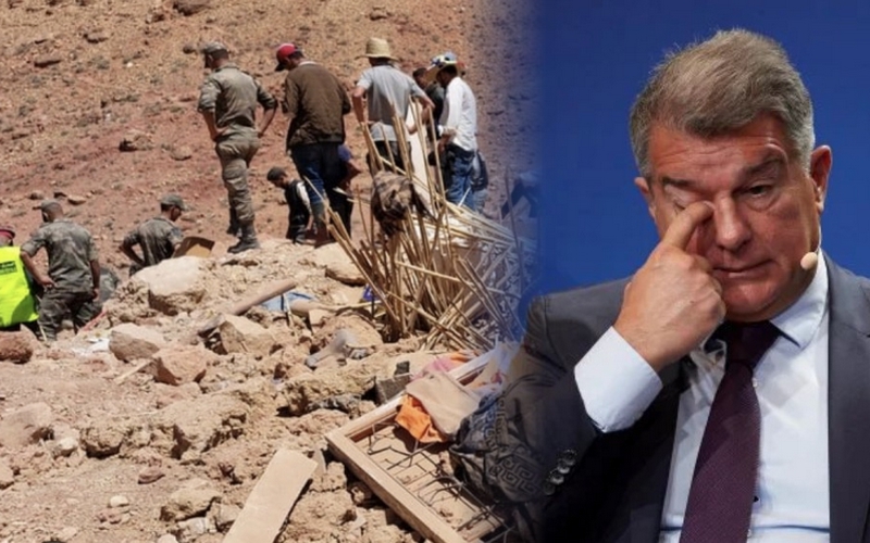 أطلسيً..رئيس نادي برشلونة يُعلن عن تقديم مساعدات لضحايا زلزال المغرب